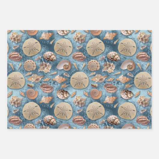 Seashells Collection Geschenkpapier Set (Vorderseite)