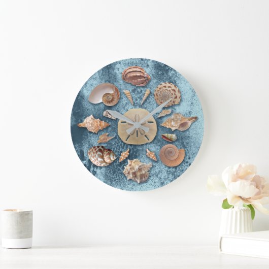 Seashells collection große wanduhr (Zuhause)