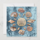 Seashells Collection Mandala Karte (Vorderseite)