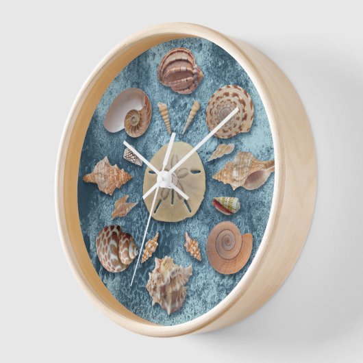 Seashells Collection Mandala Uhr (Winkel)