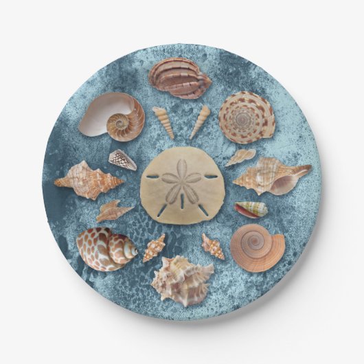 Seashells Collection Pappteller (Vorderseite)