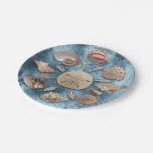 Seashells Collection Pappteller (Schrägansicht)