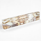 Seashells Desk Namplate Namensplakette