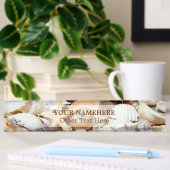 Seashells Desk Namplate Namensplakette