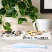 Seashells Desk Namplate Namensplakette