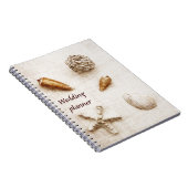 Seashells, die Planernotizbuch wedding sind Notizblock (Rechte Seite)