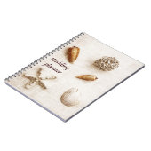 Seashells, die Planernotizbuch wedding sind Notizblock (Linke Seite)