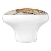 Seashells Drawer Pull Keramikknauf (Seitenansicht)