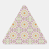 Seashells Dreieckiger Aufkleber (Vorderseite)