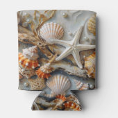 Seashells Driftwood Pearls Seetang Dosenkühler (Rückseite)