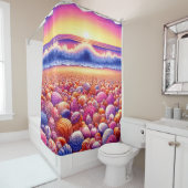 Seashells Duschvorhang (Beispiel)