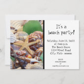 Seashells Einladungen (Vorderseite)
