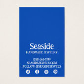 SEASHELLS Ering Necklace Juwelier Display Card (Rückseite)