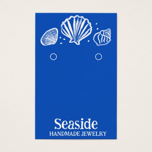 SEASHELLS Ering Necklace Juwelier Display Card (Vorderseite)