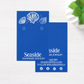 SEASHELLS Ering Necklace Juwelier Display Card (Schreibtisch)