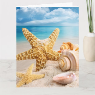 Seashells Faltenkarte Karte