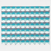 Seashells Fleecedecke (Vorderseite (Horizontal))