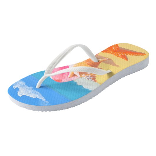 Seashells Flip Flops Badesandalen (Schrägansicht)