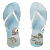 Seashells Flip Flops Badesandalen (Fußbett)