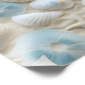Seashells Foto Print (Ecke)