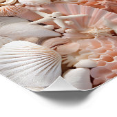 Seashells Foto Print (Ecke)