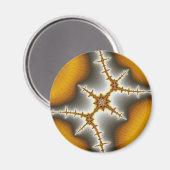 Seashells - Fraktal Magnet (Vorderseite/Rückseite)