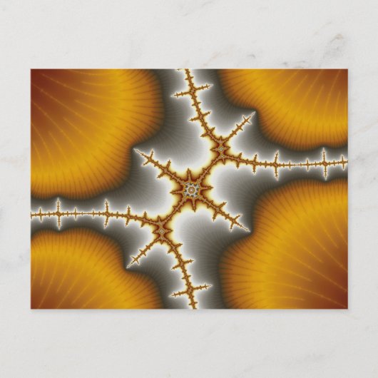 Seashells - Fraktal Postcard Postkarte (Vorderseite)
