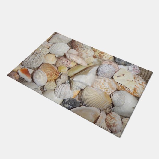 Seashells Fußmatte (Schrägansicht)
