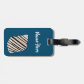 Seashells Gepäckanhänger (Rückseite horizontal)