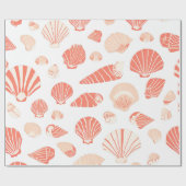 Seashells Geschenkpapier (Flach)