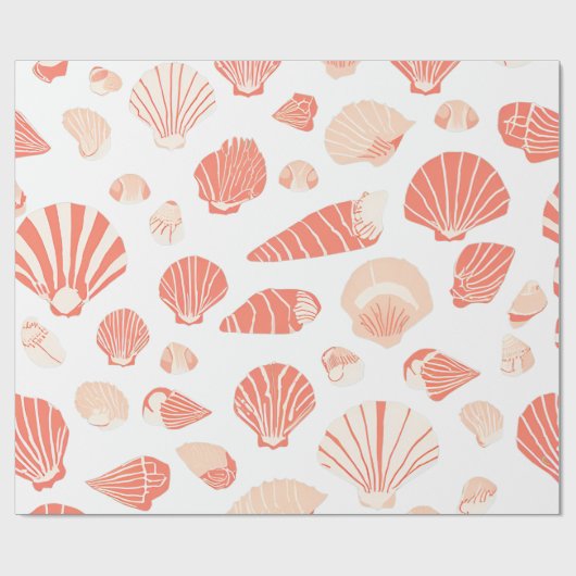 Seashells Geschenkpapier (Flach)