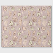 Seashells Geschenkpapier (Flach)