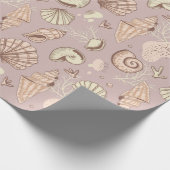 Seashells Geschenkpapier (Ecke)