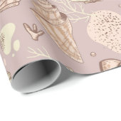 Seashells Geschenkpapier (Rolleneckpunkt)