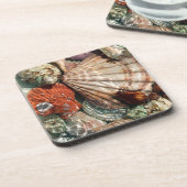 Seashells Getränkeuntersetzer (Linke Seite)