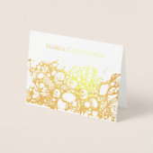 Seashells Gold Folienkarte (Vorderseite)