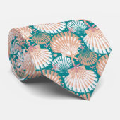 Seashells grün krawatte (Gerollt)