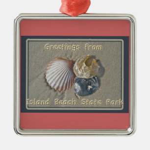 Seashells-Grüße vom IBSP Küsten-Park NJ Ornament Aus Metall
