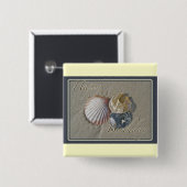 Seashells Happy Birthday Coordinated Items Button (Vorne & Hinten)