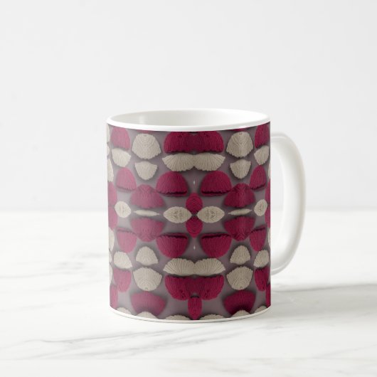 Seashells Hearts Tasse (VorderseiteRechts)