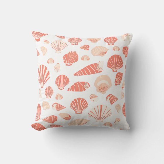 Seashells Hübsche Küste Kissen (Vorderseite)