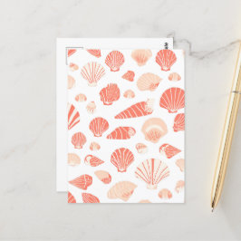 Seashells Hübsche Küste Postkarte
