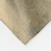 Seashells im Sand Fleecedecke (Ecke)