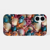 Seashells iPhone 16 Hülle (Rückseite (Horizontal))