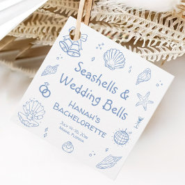 Seashells Junggeselinnen-Abschied Geschenkanhänger