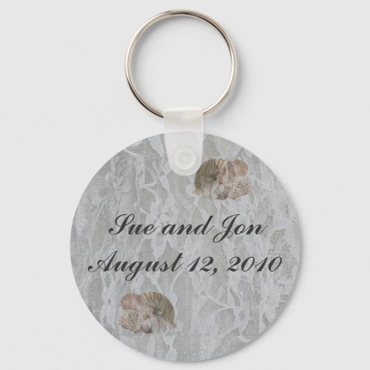 SeaShells & Lace Schlüsselanhänger (Vorderseite)