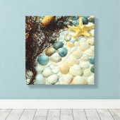 Seashells Leinwanddruck (Insitu (Holzboden))