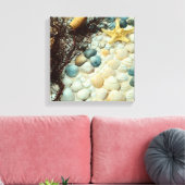 Seashells Leinwanddruck (Insitu (Wohnzimmer))
