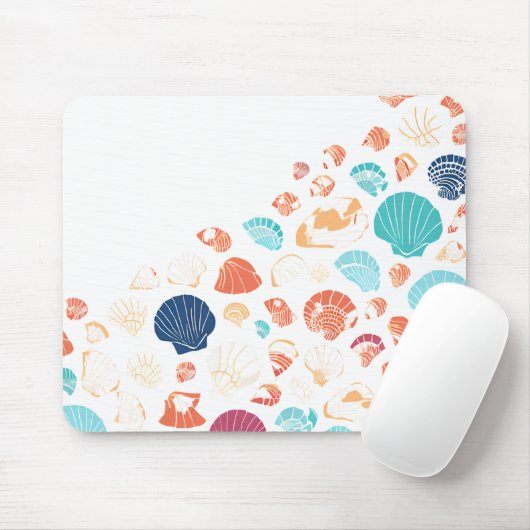 Seashells Mousepad (Mit Mouse)