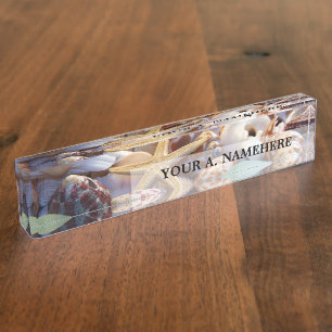 Seashells Namplate Namensplakette